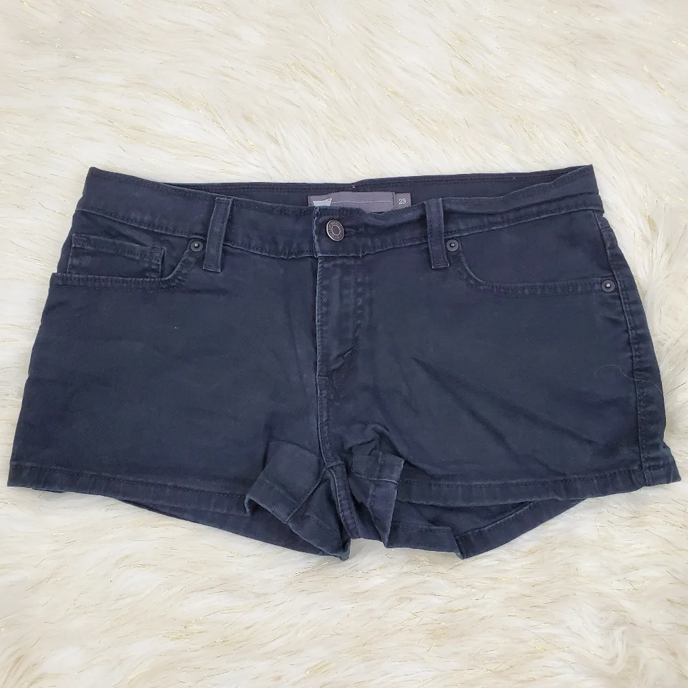 Levi's Black Denim Shorts